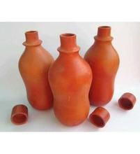 Terracotta Handmade Naturally Cool Water Bottle