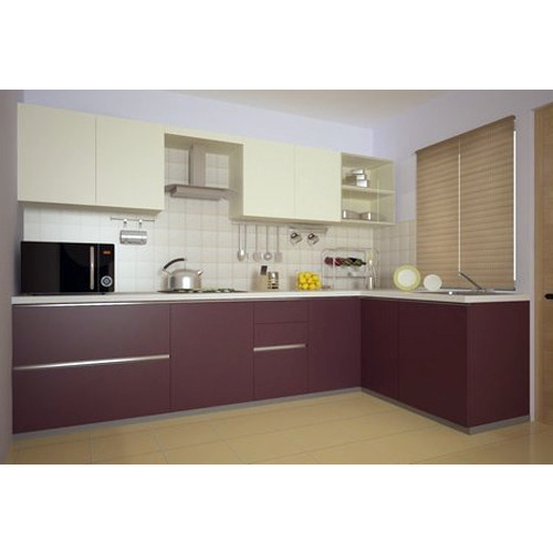 L-Shaped Modular Kitchen