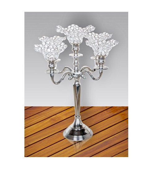 wedding centerpieces crystal candelabra