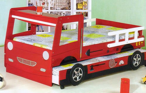 Wood Kids Car Bed