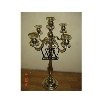 Metal candelabra floor light