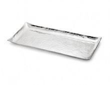 Silver metal Rectangular tray