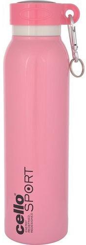 Cello Stainless Steel Sports Bottle, for Drinking, Capacity : 550 ml Approx