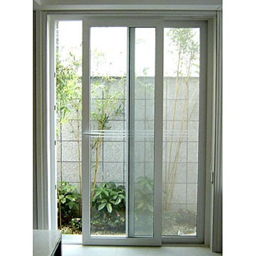 Polished UPVC Sliding Door, for Home, Hotel, Office, Restaurant, Feature : Smooth Movement, Scratch Proof Glass
