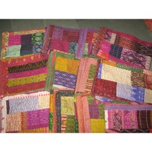 Handmade Traditional Kantha Quilts, for Home, Hotel, Resorts, Geust Houses, Club Houses, Technics : Stitching