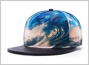 Polyester 3D Sublimation Snapback cap