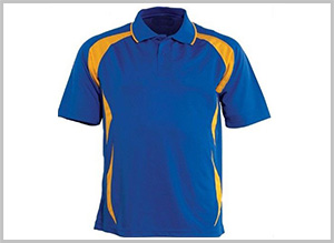 Blue Yellow Polo T-Shirt