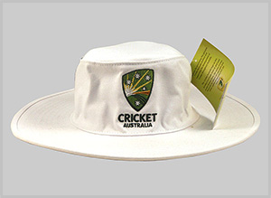 Polyester Cricket hat white