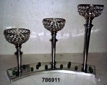 Glass Crystal tealight votive Candle Holder
