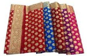 Printed banarasi silk sarees, Feature : Anti-Wrinkle, Dry Cleaning, Easy Wash