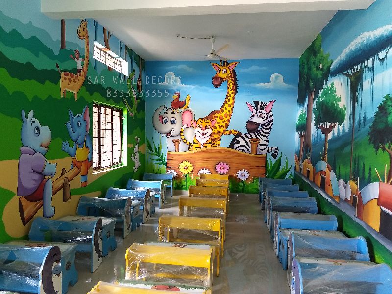 Play School Wall Art Manufacturer In Telangana India By Sar Wall Decors Id 4522781