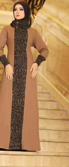 2 Tone Evening Dresses,Kaftan Traditional, Pattern : Solid