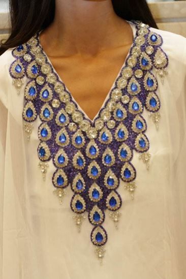 Arabian Elegant Party Wear Fancy Evening Caftan