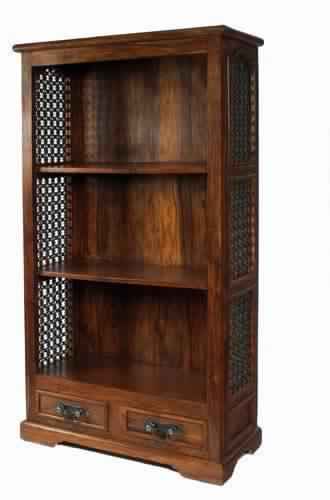 wooden bookshelf or rack