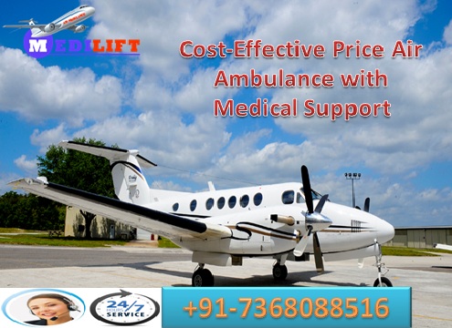 Medical Support Air Ambulance in Delhi at Low Fare