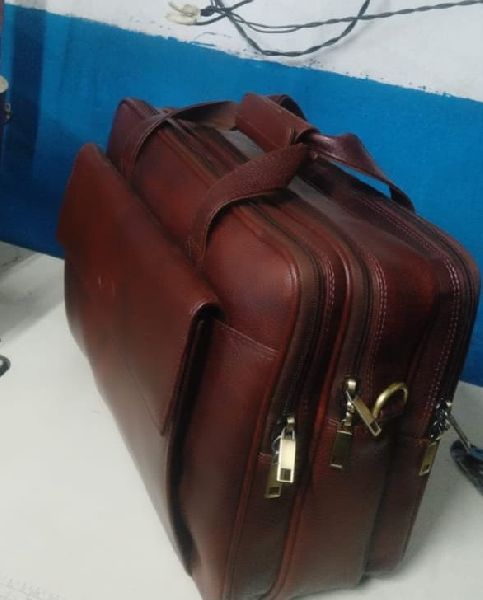 Leather Brown Office Bag