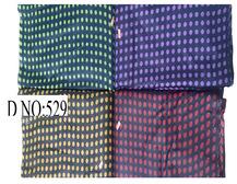 Dotted Printed Cotton Cambric Fabrics, Color : Black