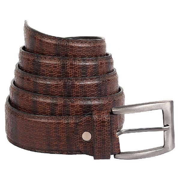 Men leather belt, Color : Customised