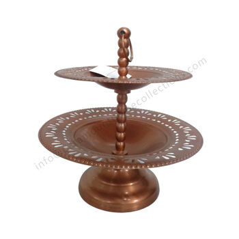 Copper Plated Antique Cake Stand