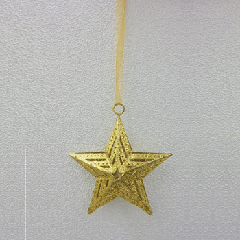 Decorative Metal Star Unique Christmas Ornaments