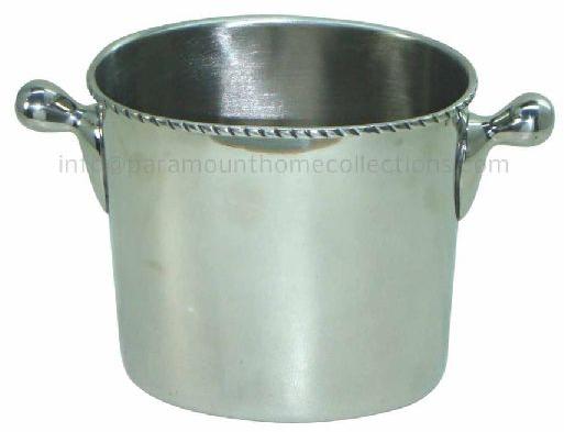 Stainless steel ice bucket, Size : 27 x 12.50 x 18 cm