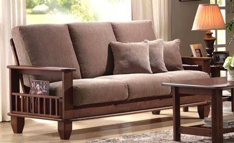 Polished Teak Wood Industiral Sofa, for Home Cafe Restro, Size : Multisizes