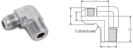 37 Flare Male Elbow