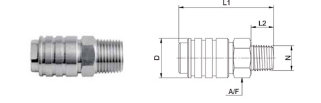 Series CP50 Quick Connect Coupling