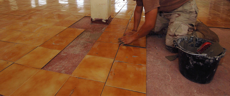 Wooden Floor Tile Fixing Services