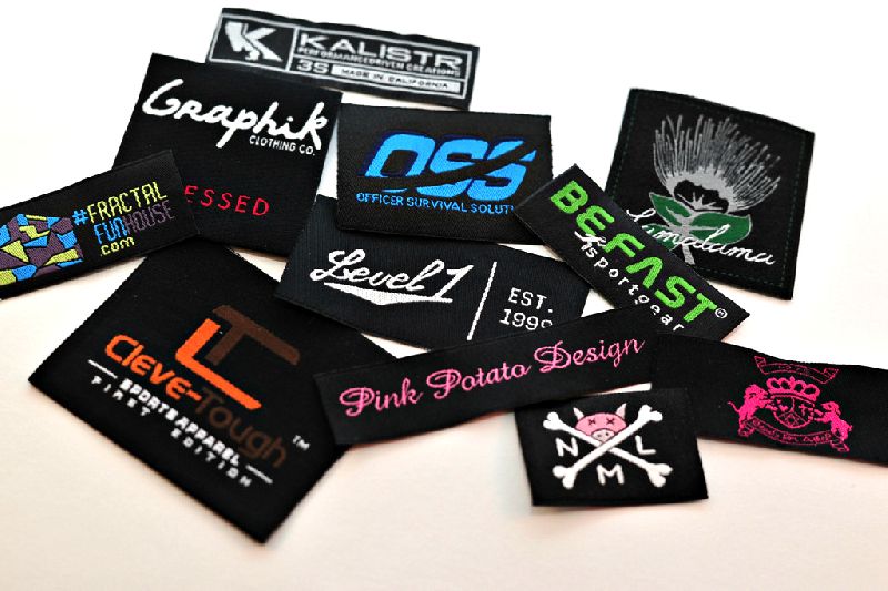 Multicolor Woven  Labels