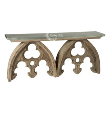 Cathedral Wooden Arch Design Traditional Table