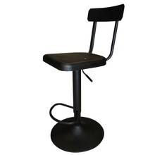 metal and leather comfortable bar chair