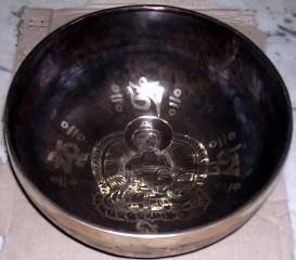 Tibetan Singing Bowls Handmade Etching