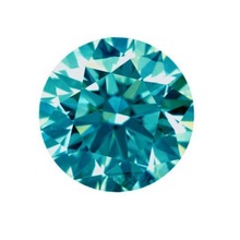 Blue Moissanite Diamonds, Size : 1 ~ 12.5 MM