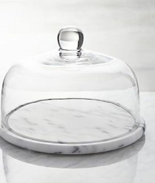 Marble Round Cheese Board, Color : White