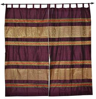 Tab Top Curtains, Size : 42x85 Inches