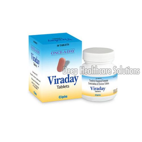Viraday Tablets, for Clinical, Hospital, Packaging Size : 1x30