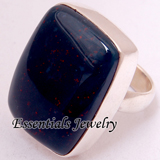 plain Blood Stone Ring