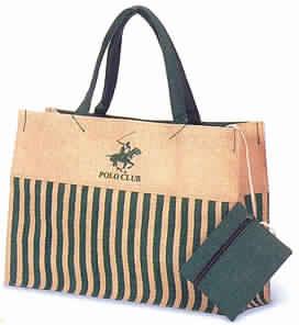 JUTE SHOPPING TOTE BAG