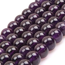 Amethyst Natural beads strands, Size : 6MM/8MM/10MM/12MM.