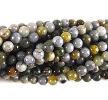 Bamboo leaf beads strands