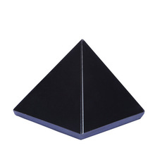 Gemstone Black Agate Pyramids, for Spiritual