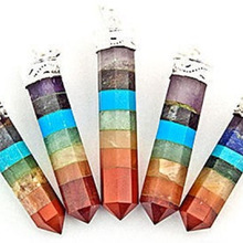 Chakra Bonded Pencil Pendants