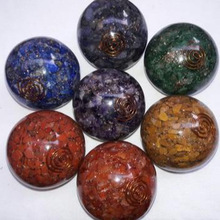 Gemstone Chakra Orgone Ball Set