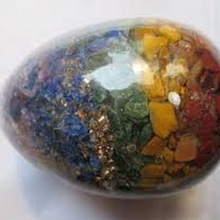 Chakra Stones Bonded Egg