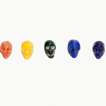 Gemstone Chakra Skull Set