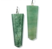 Green Aventurine Flat Pendants