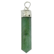 Www sohaagate.com Green Mica Pencil Pendants, Occasion : Gift