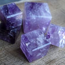 Heart Amethyat Cubes