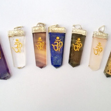 Mix Assorted OM Engraved Pendants